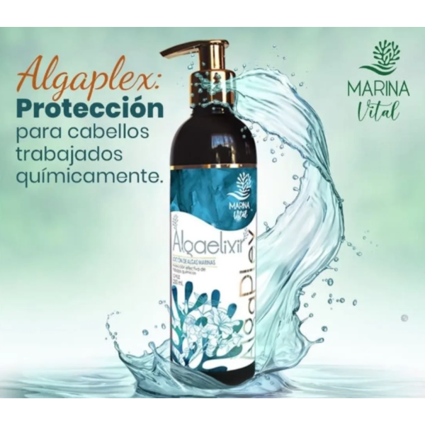 Marina vital Loción plex protege cabello de decoloración tinte visos - Imagen 3