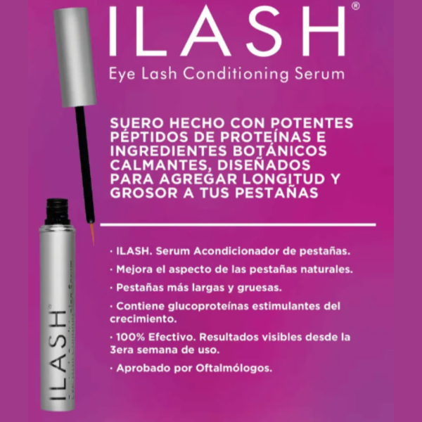 Ilash Serum de crecimiento para pestañas vitamina 5ml - Imagen 3