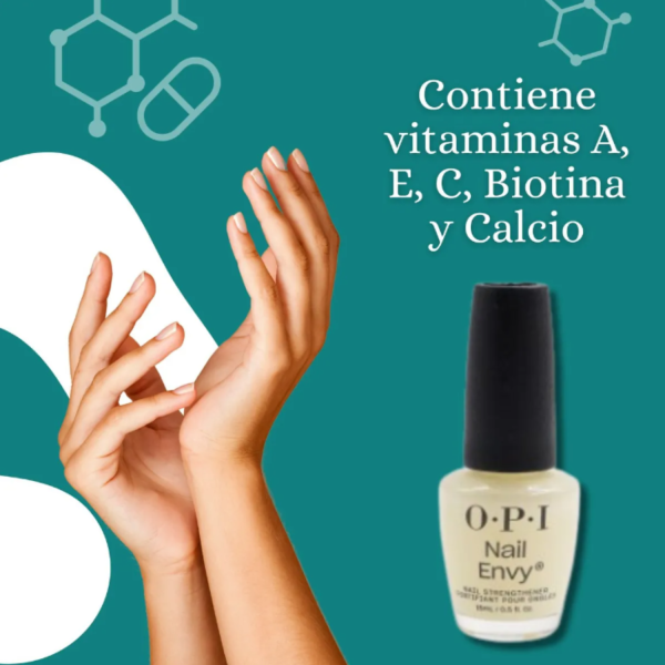 Esmalte endurecedor de Uñas con calcio OPI Nail Envy fortalecedor - Imagen 3