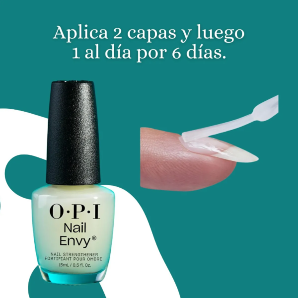 Esmalte endurecedor de Uñas con calcio OPI Nail Envy fortalecedor - Imagen 4