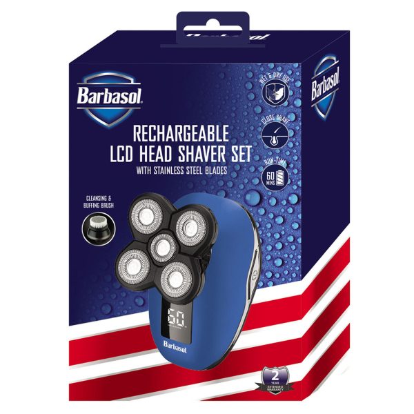 Afeitadora de cabeza giratoria recargable USB Barbasol - Imagen 4
