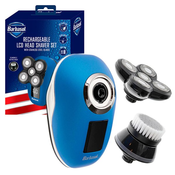 Afeitadora de cabeza giratoria recargable USB Barbasol - Imagen 8