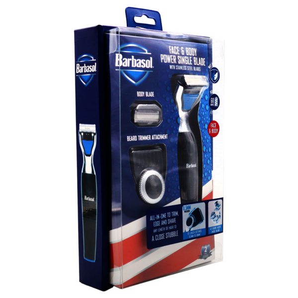 Afeitadora Trimmer Barbasol cara cuerpo recargable USB - Imagen 2
