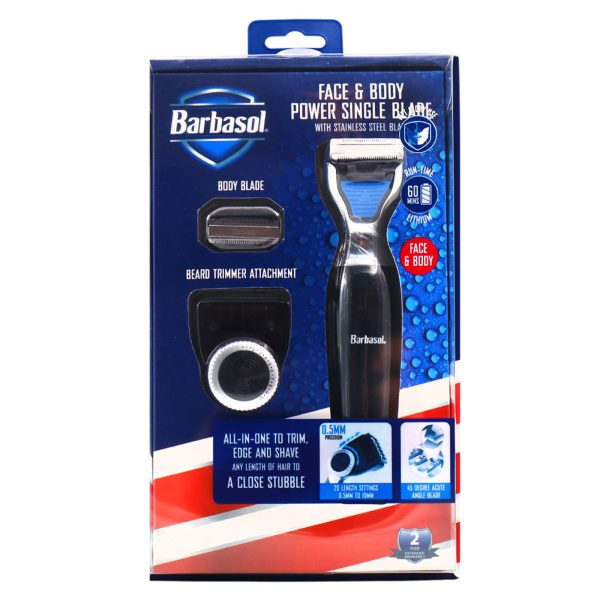 Afeitadora Trimmer Barbasol cara cuerpo recargable USB - Imagen 8