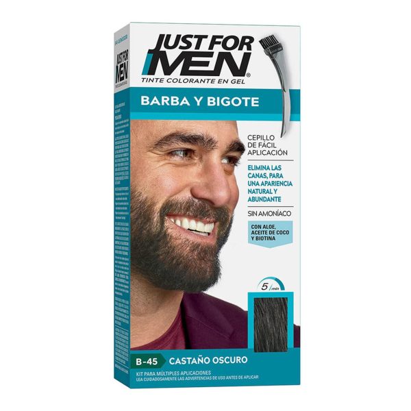 Tinte Elimina Canas Barba En 5 Minutos Con Biotina Just Cvl