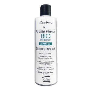 Shampoo Carbón Sin Sal 400ml Exfoliante Orus