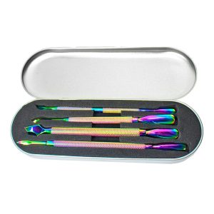 Kit repujador de cutícula profesional + caja