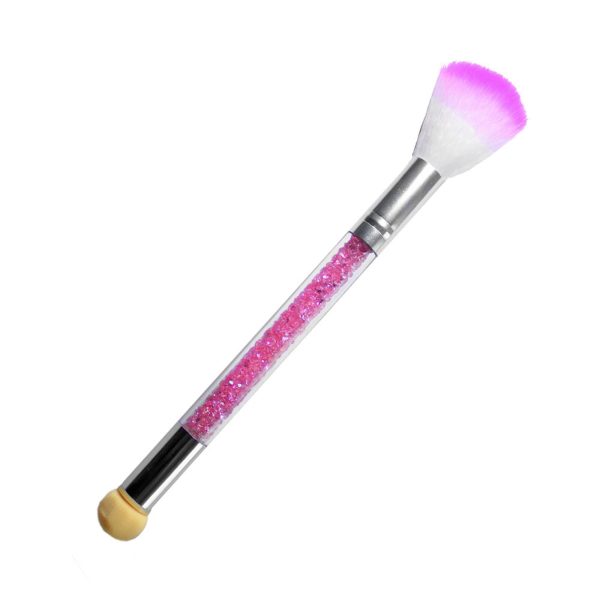 Pincel Difuminado Con Bota Polvo Uñas Manicure