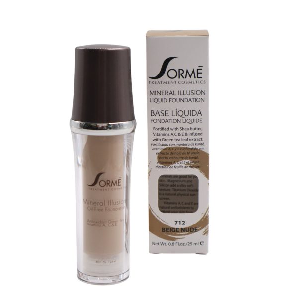 Base maquillaje líquida Sormé, hidratante nude beige USA - Imagen 7