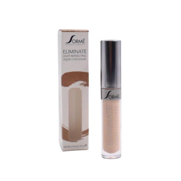 Corrector Líquido Concealer Sormé larga duración rosa claro - Imagen 4