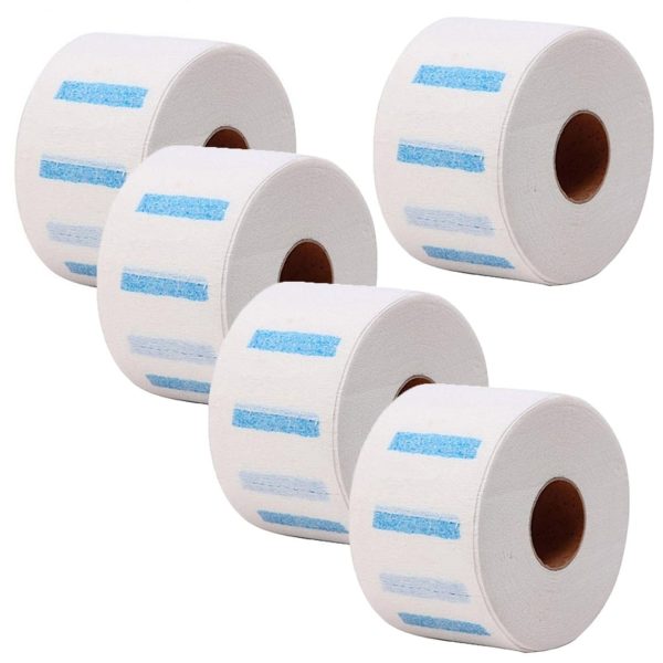 5 Rollo Papel Para Cuello Peluquería Barbería