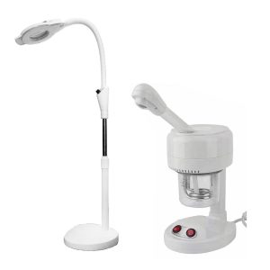 Lupa Lámpara Led Con Pedestal Cosmetológica + Vaporozono