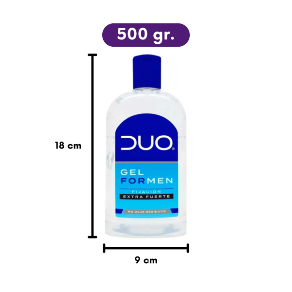 Gel de fijación para el cabello Duo extra fuerte 500gr - Imagen 2