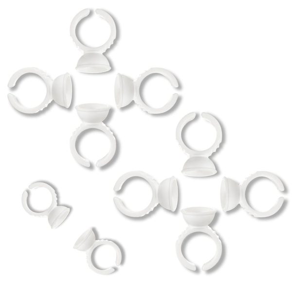 10 anillos para extension de pestañas