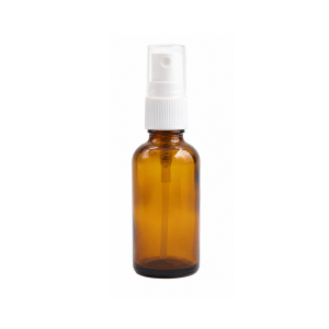 Frasco atomizador spray de vidrio 30ml ambar transparente