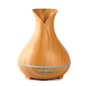 Aroma difusor ultrasónico aromaterapia 550ml lámpara café