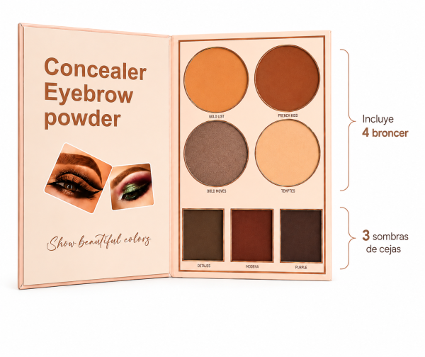 Paleta de sombras y maquillaje Mocallure - Imagen 6